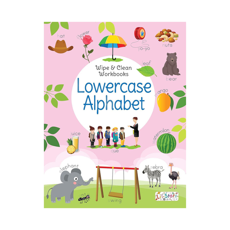  Lowercase Alphabet Workbooks, Early Learning Lowercase Alphabet