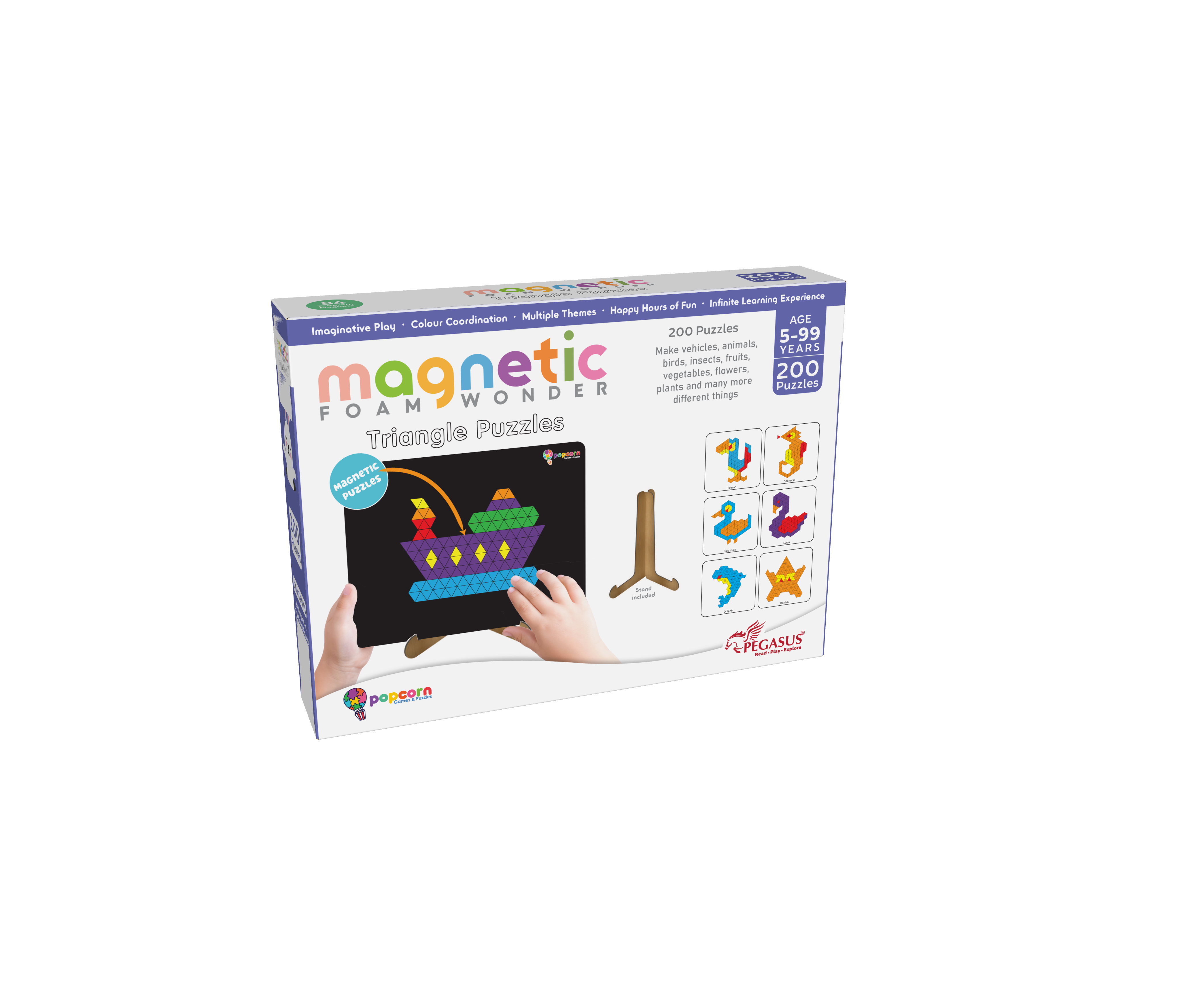 Foam Wonder Triangle Magnetic Puzzles – 200+ Creative Builds with