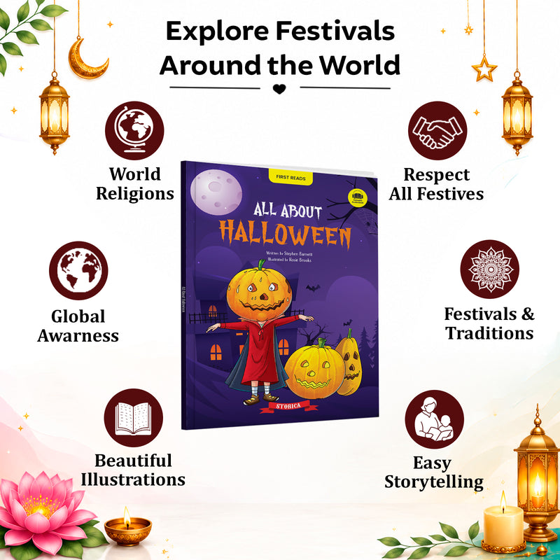 All About Halloween for Kids - Learn Halloween Traditions, Costumes, Pumpkins and Halloween Celebrations (Age 4+ Years)