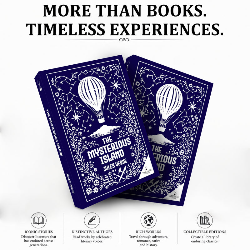 The Mysterious Island by Jules Verne - Classic Adventure Novel | Science Fiction & English Literature Book