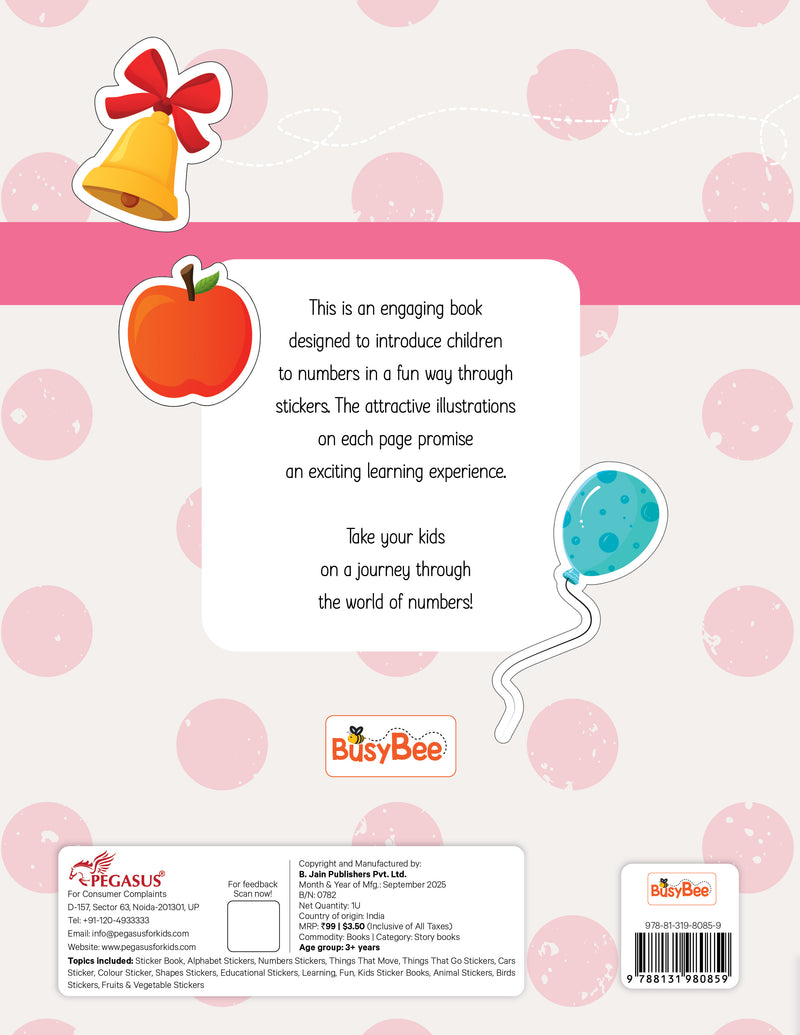 My First Numbers – Sticker Book