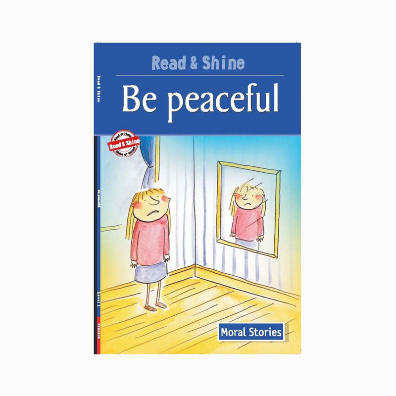 Children reading books about Be Peaceful, Read and shine story books for childrens