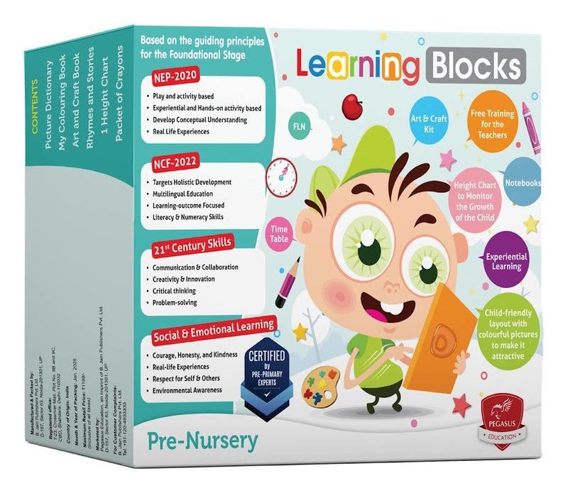 Pre Nursery Learning Blocks: Nursery 2+ – Fun & Engaging Early Learning Workbook for Kids