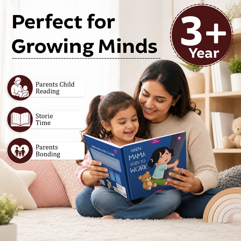 When Mama Goes to Work - Moral Story Book for Kids Teaches Good Habits, Listening Skills & Positive Behaviour for Children (Age 2+ Years)