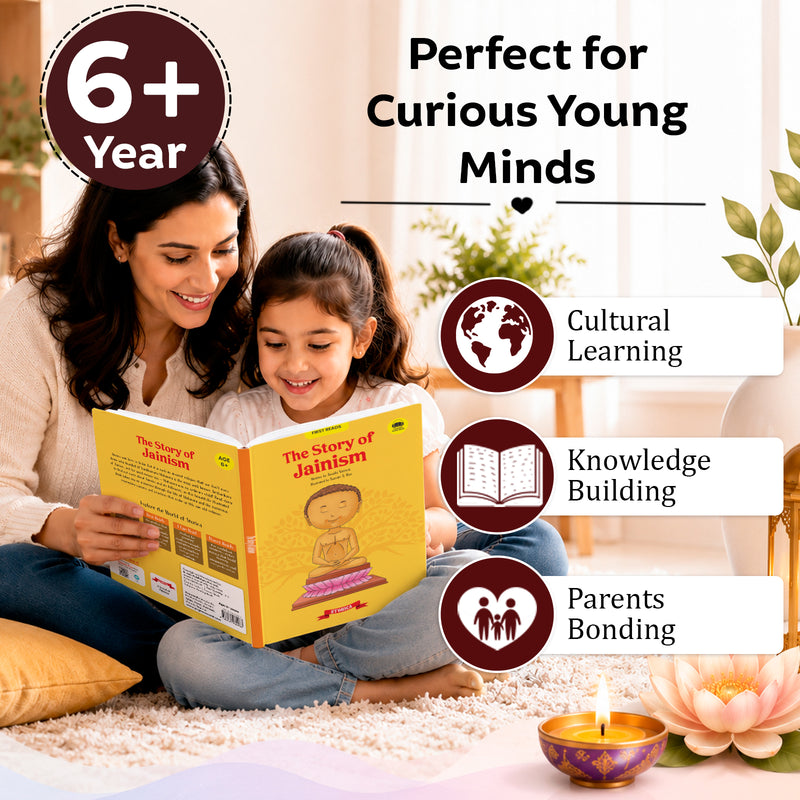 The Story of Jainism for Kids - Learn Jain Religion, Mahavira's Teachings, Indian Culture & Values (Age 4+ Years)