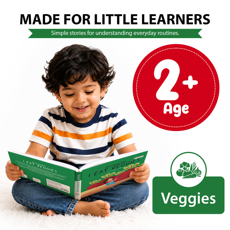 What Happens When I Eat Veggies Book for Kids (Age 2+ Years) Healthy Habits Story Book | Early Learning Book for Boys and Girls.