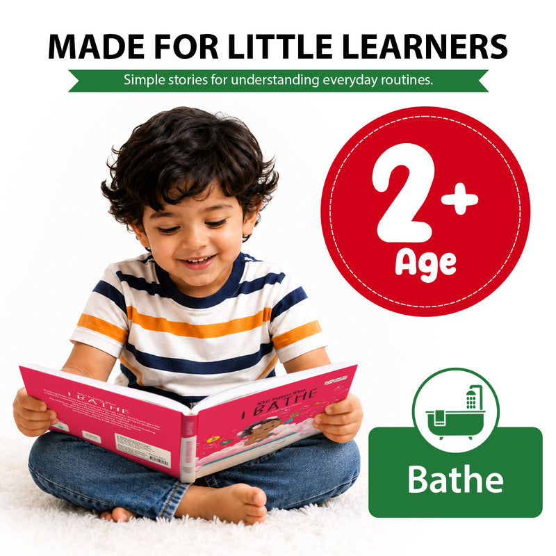 What Happens When I Bathe Book for Kids (Age 2+ Years) Healthy Habits Story Book | Early Learning Book for Boys and Girls.
