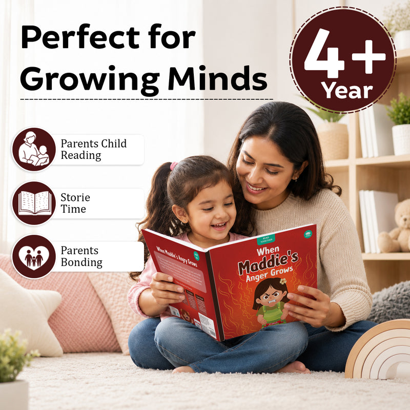 When Maddie's Anger Grows - Moral Story Book for Kids Teaches Good Habits, Listening Skills & Positive Behaviour for Children (Age 2+ Years)
