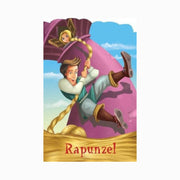 Die cut design of Rapunzel princess, Die cut princess illustration from fairy tale