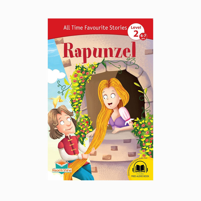 Educational book Rapunzel story for kids, Children's storybook about Rapunzel