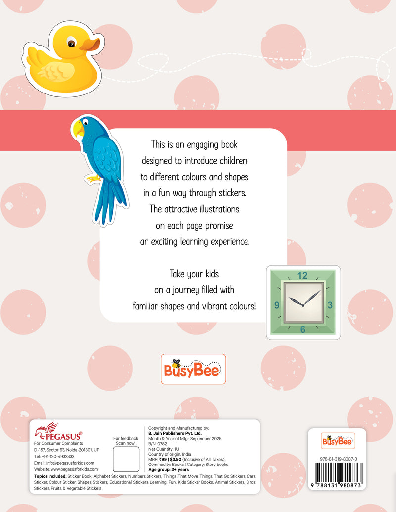 My First Shapes & Colours – Sticker Book