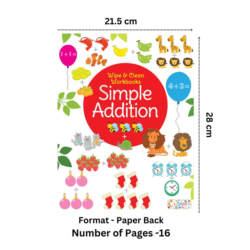 Addition - Wipe & Clean Workbook
