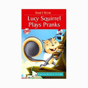  Lucy squirrel plays pranks reading book, Early children reading and story books