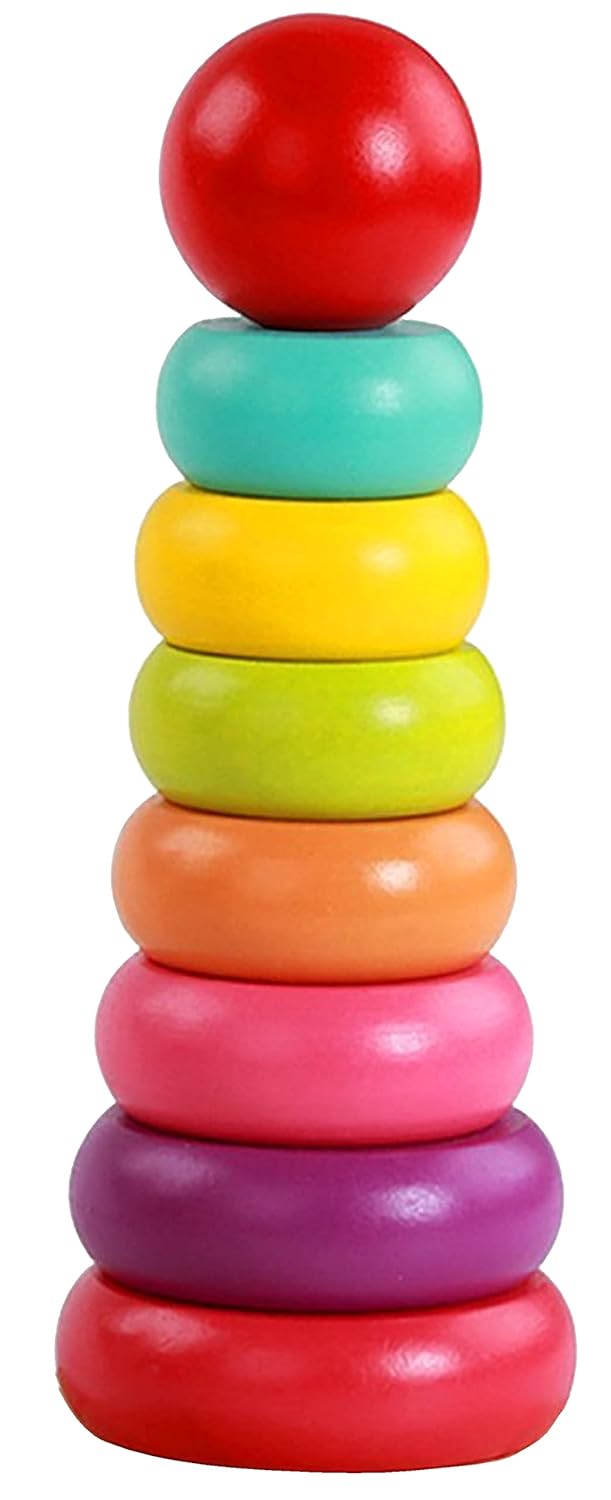 My First Wooden Stacking Rings | Popcorn Early Learning Toy