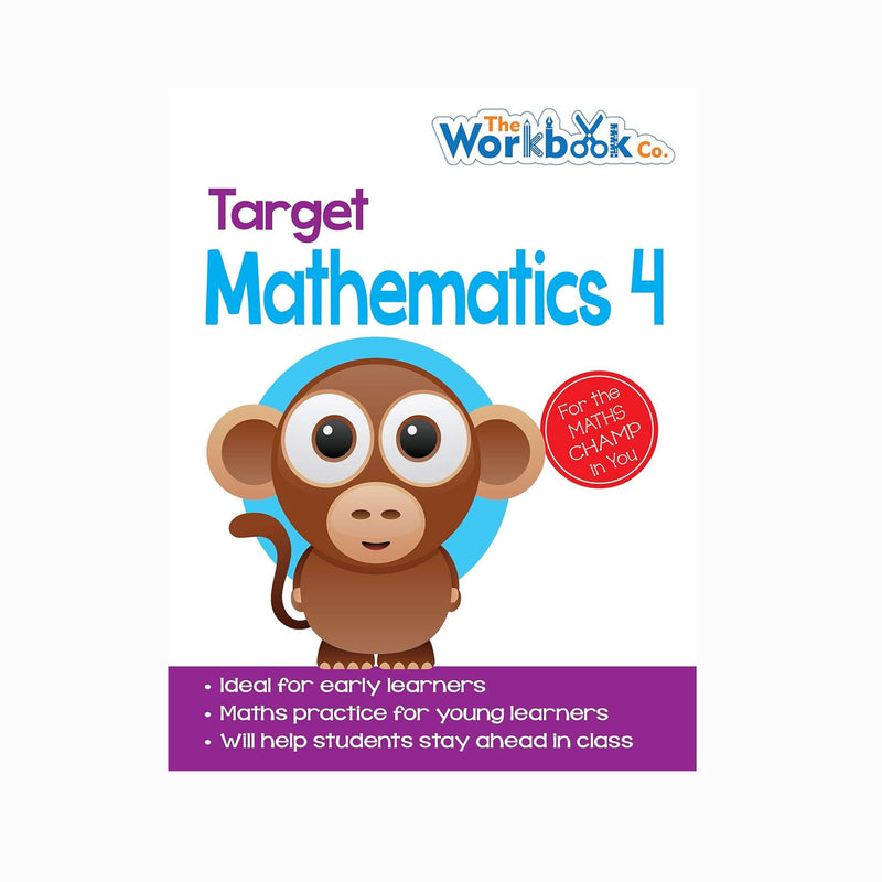 Target mathematics 4 for childrens, Target maths workbook	