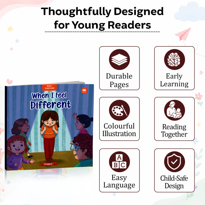 When I Feel Different - Moral Story Book for Kids Teaches Good Habits, Listening Skills & Positive Behaviour for Children (Age 2+ Years)