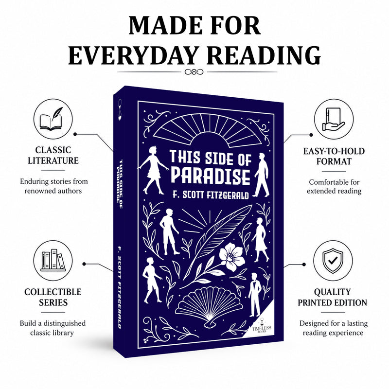 This Side of Paradise by F. Scott Fitzgerald - Classic American Literature Novel | Literary Fiction Book