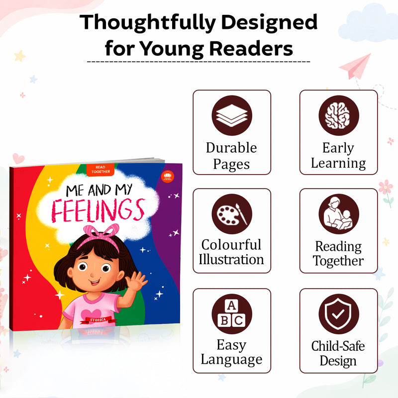 Me and My Feelings - Moral Story Book for Kids Teaches Good Habits, Listening Skills & Positive Behaviour for Children (Age 2+ Years)