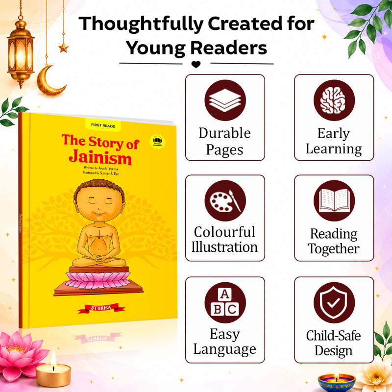 The Story of Jainism for Kids - Learn Jain Religion, Mahavira's Teachings, Indian Culture & Values (Age 4+ Years)