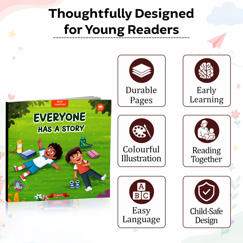 Everyone Has a Story Story - Moral Story Book for Kids Teaches Good Habits, Listening Skills & Positive Behaviour for Children (Age 2+ Years)