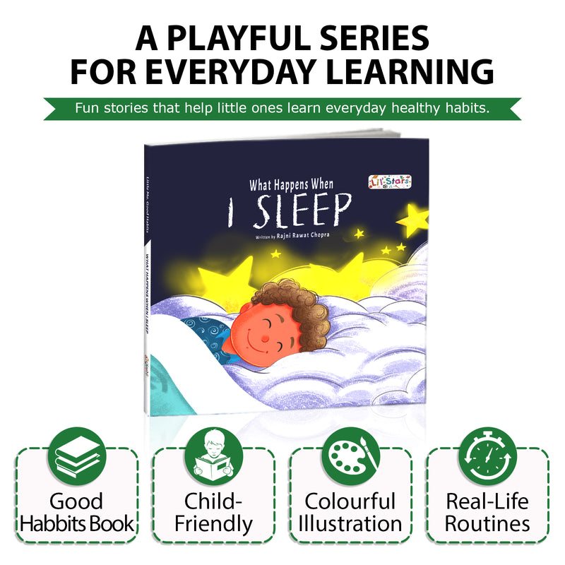 What Happens When I Sleep Book for Kids (Age 2+ Years) Healthy Habits Story Book | Early Learning Book for Boys and Girls.