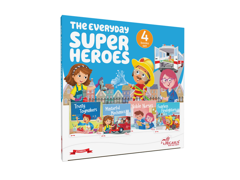 The Everyday Superheroes Stories Book (Set of 4 Books)