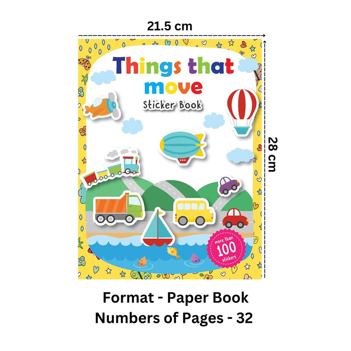 Things That Move - Sticker Fun Book