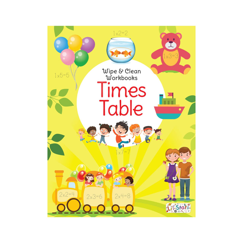 Time Table Workbook for Children, Early Learning Time Table Book