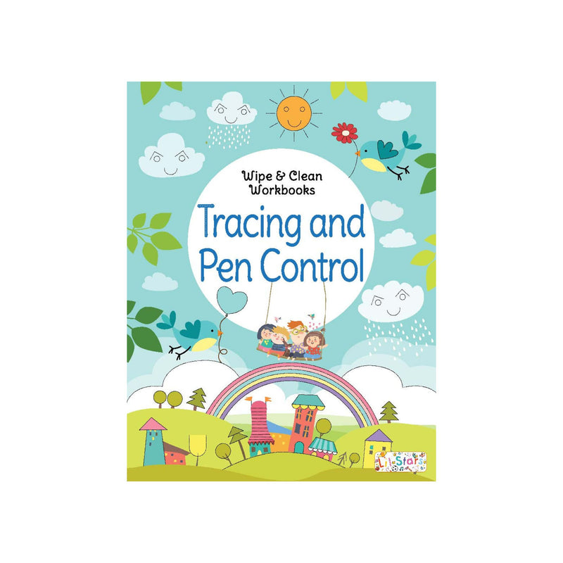  Tracing and Pen Control Workbook, Tracing Children Workbook