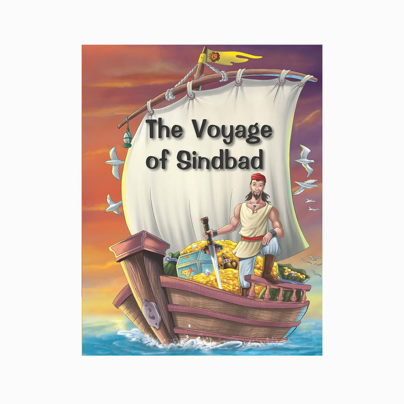 The Voyage of Sindbad Illustrated book, Classic Adventure Tales Illustrated