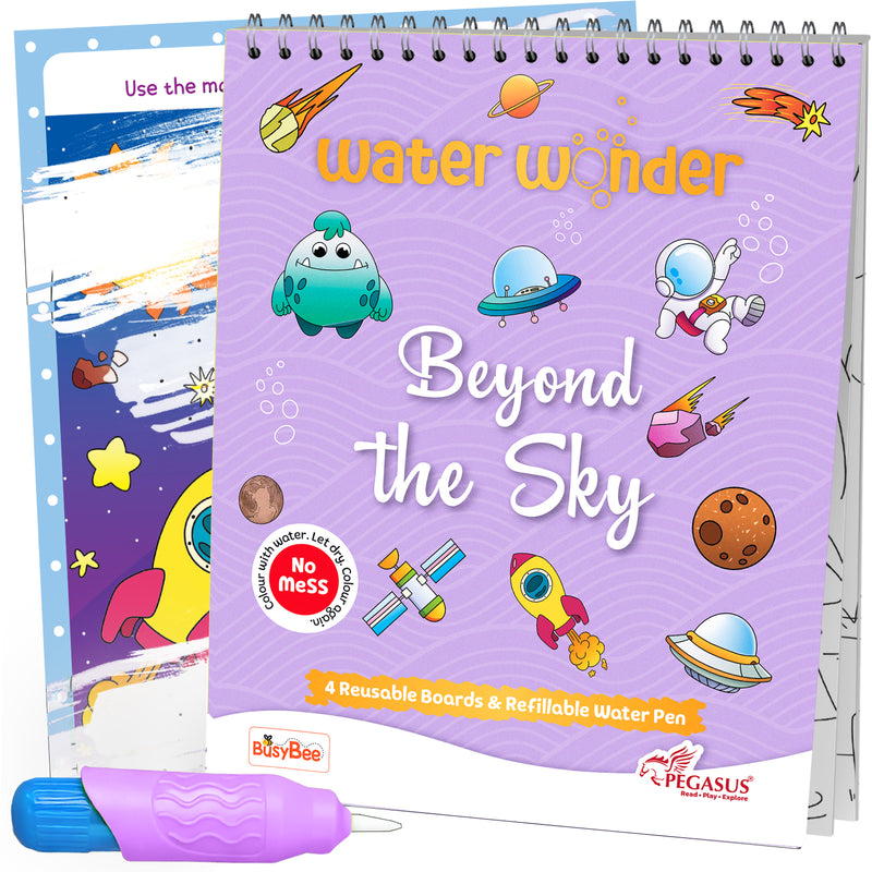 Water Wonder Colouring Book – Beyond the sky Reusable Magic Books for Kids (Age 3+ Years)