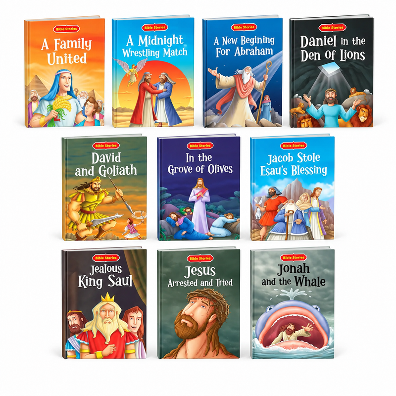 Bible Stories for Kids – 10 Book Set | Inspiring Faith & Imagination