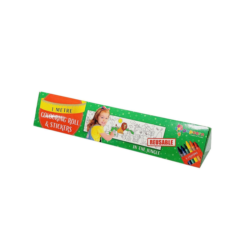 In The Jungle- Colouring Roll & Sticker