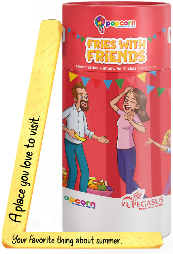 Fries with Friends - Fun Conversation Stick Game For Kids, Teens, and Adults (Age 6–99 Years)